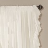 Set of 2 (95"x54") Reyna Light Filtering Window Curtain Panel - Lush Décor: White Bohemian Kids Curtain Panels - image 2 of 4