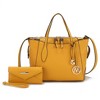 MKF Collection Bruna Vegan Leather Women’s Tote Bag with Wallet by Mia K - 2 of 4