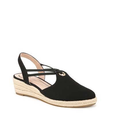 LifeStride Womens Kennedy Espadrille Wedge Sandal