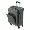 SWISSGEAR Zurich Softside Carry On Spinner Suitcase - Green - 4 of 4