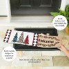 Evergreen Mixed Print Christmas Trees Sassafras Indoor Outdoor Switch Doormat 1'10"x10" Brown - 4 of 4