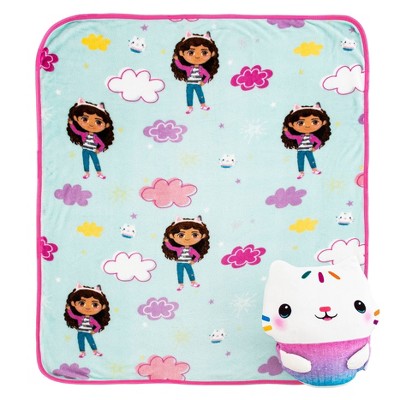 40&#34;x50&#34; Universal Gabby&#39;s Dollhouse Silk Touch Kids&#39; Throw Blanket and HD Hugger_3