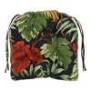 Blazing Needles, 16-inch Spun Polyester Patterned Outdoor U-shaped Tufted Chair Cushions (Set of 4) - 2 of 2