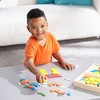 Melissa & Doug Pattern Blocks and Boards - Classic Toy With 120 Solid Wood Shapes and 5 Double-Sided Panels - image 2 of 4