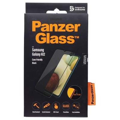 PanzerGlass Edge-to-Edge Screen Protector for Samsung Galaxy A12 - Black
