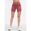Peloton Women's Cadent High Rise Pocket Bike Short 7", Roan Rouge - 2 of 4