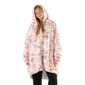 Adult Bare Homey B-Cozy Fleece Wearable Blanket - 1 of 4