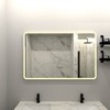 28 X 36 Rectangular Framed Dimmable Anti-Fog LED Wall Bathroom Vanity Mirror Lighted Mirror - 2 of 4