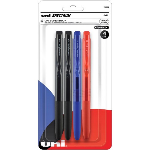 uni Spectrum Gel Pen 0.7 mm Multicolor - Pack of 4 - image 1 of 4