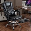 NicBex Adjustable Office Chair Modern PU Leather Massage Computer Chair with Arms, Retractable Footrest and Heating Function for Office, Study - 4 of 4