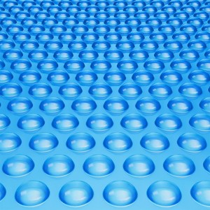 VEVOR Solar Pool Cover, 32 x 16 ft Rectangle Solar Blanket for Pools, Inground Above Ground Swimming Pool Solar Cover,16 mil Solar Covers Blue - 1 of 4