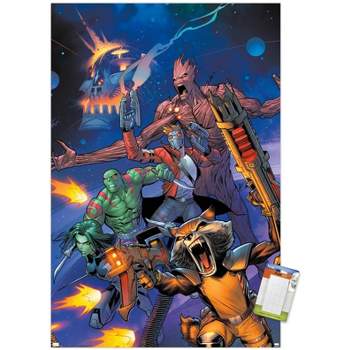 Trends International Marvel Comics Guardians of the Galaxy - Group Screaming Unframed Wall Poster Prints