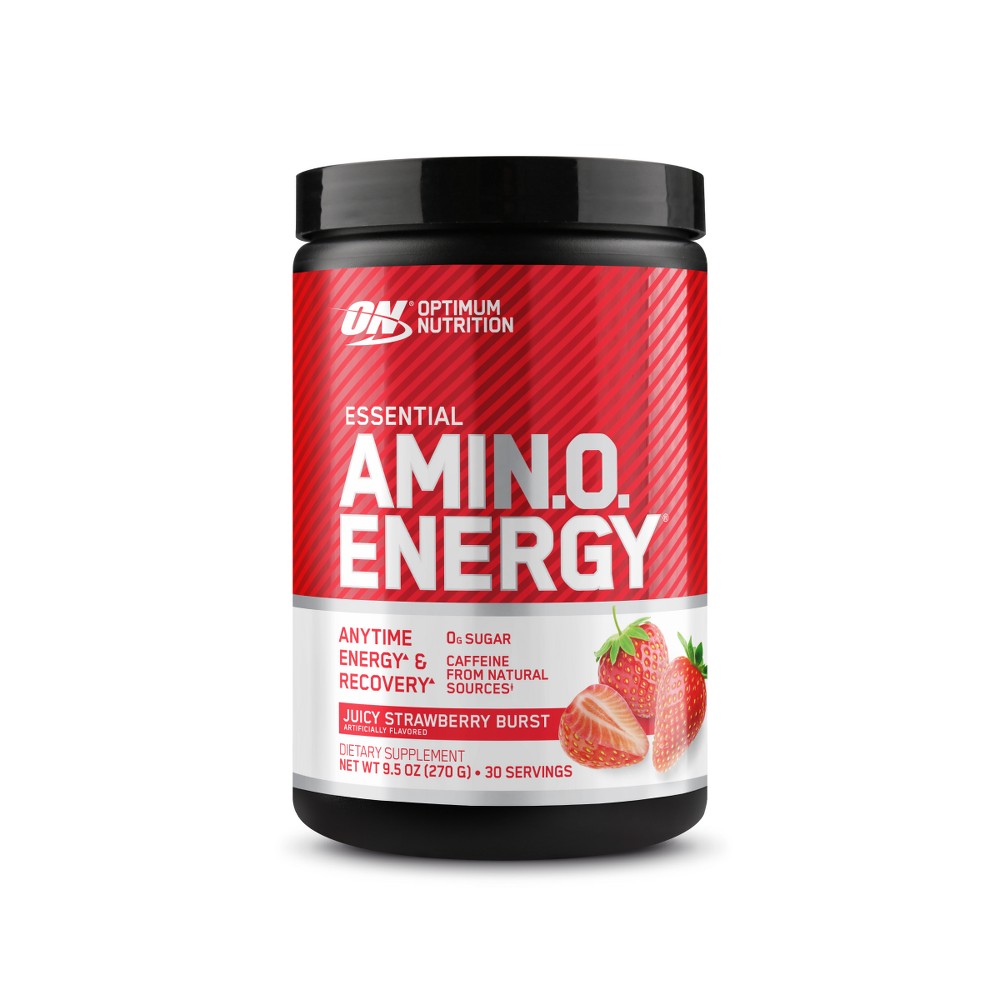 Optimum Nutrition Preworkout Amino Energy Supplement Powder -Stawberry - 270g