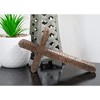 Dicksons United in Love 50th Brown Leaning Cross 10 x 5.5 Resin Decorative Tabletop Figurine - 2 of 2