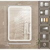 24 X 32 Rectangular Framed Dimmable Anti-Fog LED Wall Bathroom Vanity Mirror Lighted Mirror - 4 of 4