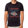 Men's 4th These Colors Don't Run Unless It's A 5K Patriotic Funny T-Shirt For Adults - 2 of 4