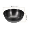 Unique Bargains Thick Stainless Steel Condiment Dishes for Kitchen Restaurant 3.2" Dia - 2 of 4