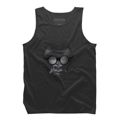Men's Design By Humans Nerd Gorillaz By ikaruz Tank Top
