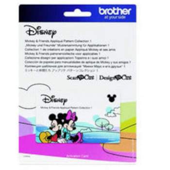 Brother ScanNCut CADSNP03 Disney Mickey and Friends Pattern Collection #1