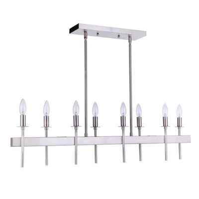 Craftmade Lighting 8 - Light Chandelier in  Brushed Polished Nickel