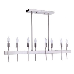 Craftmade Lighting 8 - Light Chandelier in  Brushed Polished Nickel - 1 of 3