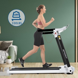 PAGED Treadmill with LED Display, Foldable Walking Pad Treadmill with 2.5HP Motor, Exercise Equipment for Home, Max 265 LBS Weight Capacity - 1 of 4