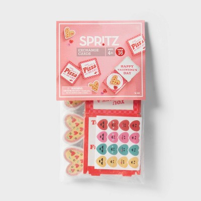 16ct Valentine's Day Classroom Craft Exchange Cards - Spritz™