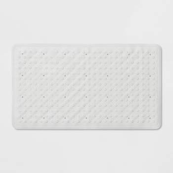 Room Essentials Cushion Bath Mat, Small, White