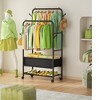 MOEPISY Portable Clothing Rack with Wheels Rolling Clothes Racks - 4 of 4