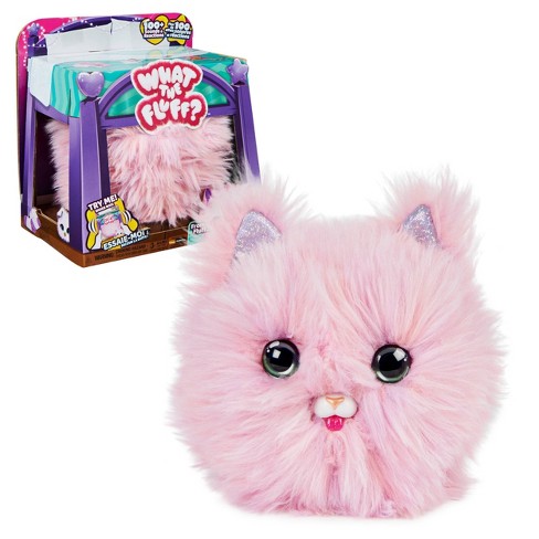 Stuffed cat that store meows and purrs