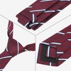 INSPIRE CHIC Men's Stripe Self-Tied Skinny Silk Slim Necktie for Graduation Wedding Party Uniforms 1Pc - 3 of 4