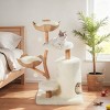 EROMMY 52" Tall Wooden Cat Tree - 4 of 4
