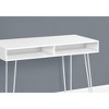 NicBex Home Office Desk Modern Computer Desk with 2 Open Shelves and Metal Hairpin Legs for Office, Study - 2 of 4