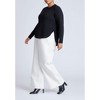 ELOQUII Women's Plus Size Scoop Hem Sweater - 4 of 4