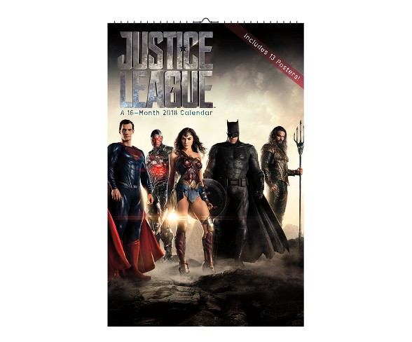 2018 The Justice League (Movie) Oversized Wall Calendar - Trends International