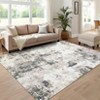 Modern Abstract Large Living Room Bedroom Area Rugs, Soft Non Slip Contemporary Throw Carpet for Dining Room - 3 of 4