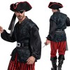 Joyfy Halloween Costume for Adult Men Captain Hook Pirate Costume for Men – Complete High-Quality Set-M - 3 of 4