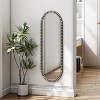 CAVINAS Retro Bathroom Mirror,Antique Silver Vanity Mirror,Wall Mirror with Iron Frame,Bathroom and Living Room Decor - 2 of 4