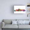 Michael Tompsett 'Kansas City Skyline' Canvas Art - 2 of 4