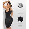 SHAPELLX Fajas Colombiana Shapewear for Women Tummy Control Butt Lifter Bodysuit Post Surgery Body Shaper—Black 38 - 3 of 3