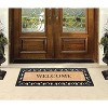 A1HC Natural Coir and Rubber Large Door Mat 18"x48", Black, Thick Durable Doormats for Entrance - 2 of 4