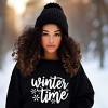 Simply Sage Market Women's Graphic Sweatshirt Winter Time Snowflakes - 2 of 4