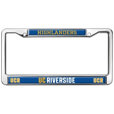 University of California, Riverside Mascot Full Size Standard License Plate Metal Frame