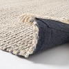 Malibu Woven Jute Rug with Fringe Cream/Gray - Threshold™ designed with Studio McGee - 4 of 4