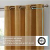HLC.ME Sawyer Premium Luxurious Lush Velvet Soft Light Filtering Grommet Window Drapery Curtains - Set of 2 - 2 of 4