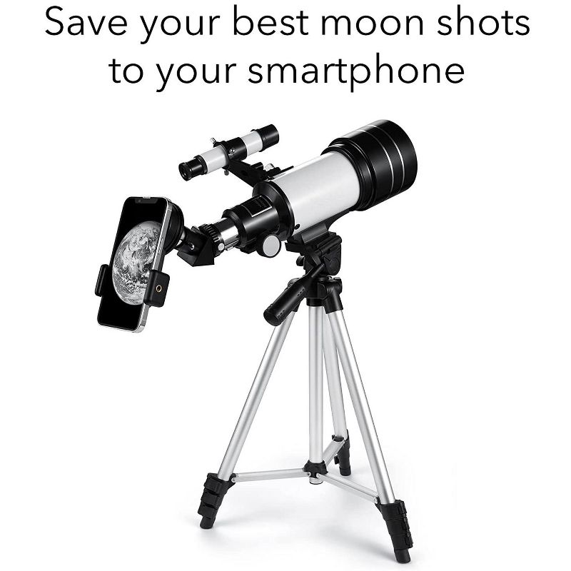 HOM Astronomical Telescope - 360° Rotational Telescope - Multiple Eyepieces Included for Adjustable Magnification, 2 of 9