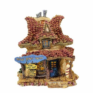 Boyds Bears Resin 5.0 Inch Madge's Beauty Salon & Bait Shop Bearly-Built Villages Village Buildings - 1 of 4