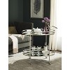 Dante Bar Cart - FOX2553A - Silver/Mirror - Safavieh - 2 of 4