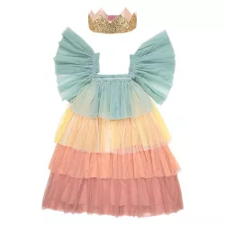 Meri Meri Rainbow Ruffle Princess Costume 3-4 Years (Pack of 1)