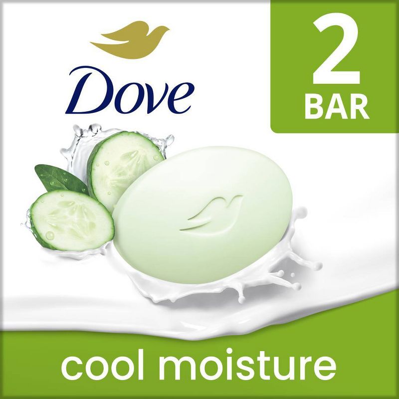 Dove Beauty Cool Moisture Beauty Bar Soap - Cucumber & Green Tea - 3.75oz each, 5 of 15